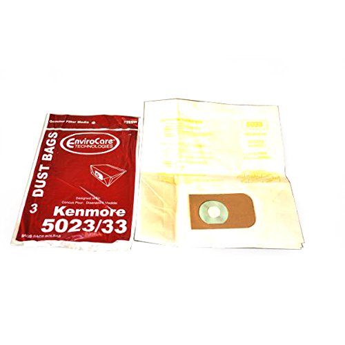 Replacement for Kenmore 5023 5033 20-5033 Type E Vacuum Cleaner Bags - Canister Style Vac # compare to part 20-5023