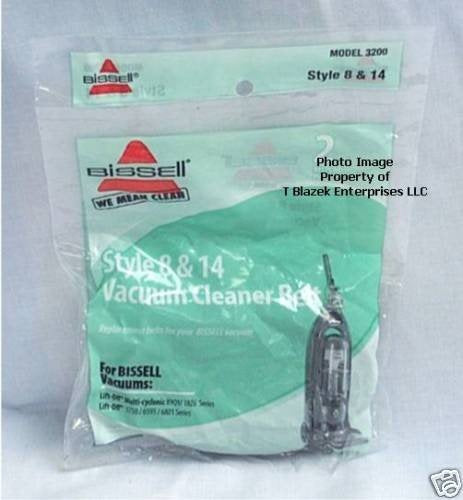 (Ship from USA) Bissell 8 & 14 Genuine Belts for Lift-off Vacuum 2 pk