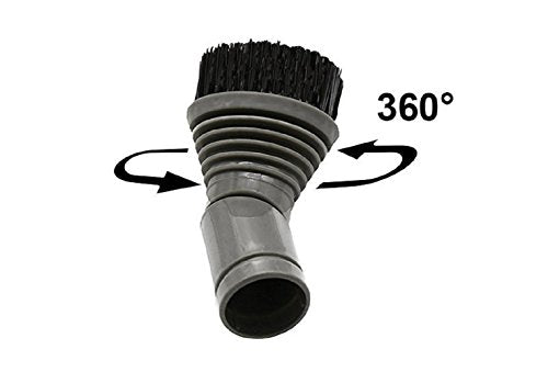 Green Label Deluxe Dust Brush 1.25 inch, 360 degree swivel neck. Fits most vacuums with 1 1/4 friction wands, fits most CENTRAL VACUUM SYSTEMS. Genuine Product.