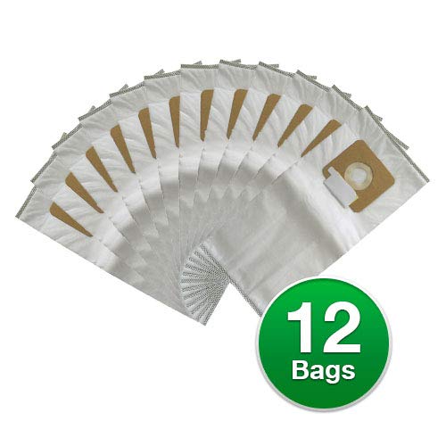 Riccar Vibrance Simplicity 5000, 6000 Type a Hepa Bags, Commercial, Canister Vacuum Cleaners, S6-3, S6-12, C13-6, C13H-6, 52-2402-07, R500, R600, R700, R800 R800C, R100, R200, R300 (12 Bags)