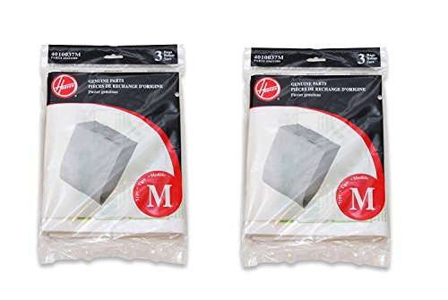 Replacement Part For Hoover , Type M Vacuum 6 Paper Bags # compare to part 4010037M