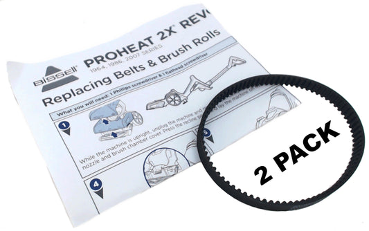 2 Pk, Bissell ProHeat, 2X, COG Pump Belt, 1611129