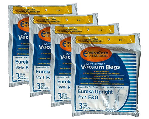 EnviroCare 12 Eureka F&G Allergy Microlined Upright Commercial Vacuum Cleaner Bags