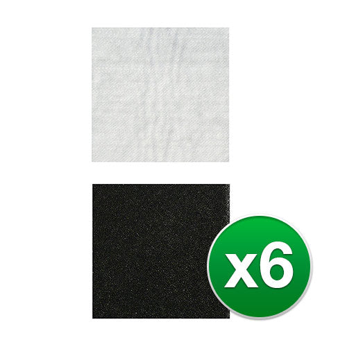 Replacement Vacuum Filter for Envirocare 86883 / 909 (6-Pack) Replacement Vacuum Filter