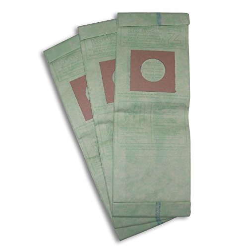Hoover Upright Vacuum Cleaner Type Z Filter Bags 3 Pk Genuine Part # 4010075Z