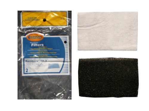 (200) Kenmore Vacuum CF-3 Foam Filter 86888, Sears upright, Non whispertone, Canister Vacuum Cleansers, 20-86888, 02080006000, 4369572, 610534, 116-35922500