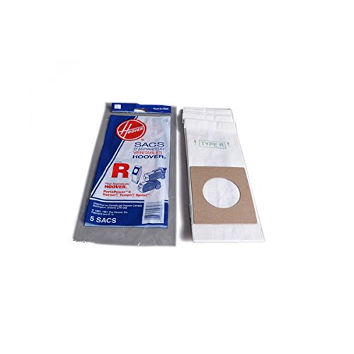 Replacement Part For Hoover Type R Spirit Tempo Canister Vacuum Cleaner 5 Paper Bags # compare to part 4010063R
