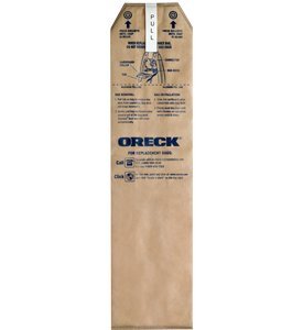 Oreck Genuine Odor Fighting HEPA Vacuum Cleaner Bags for Magnesium Upright, Pack of 6, LWPK6OH, Tan
