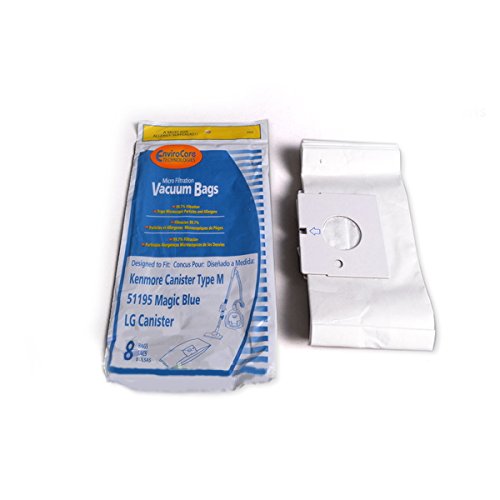 Replacement for Kenmore LG Type M Canister Microfiltration Vacuum Cleaner 24 Bags # compare to part 2050101000