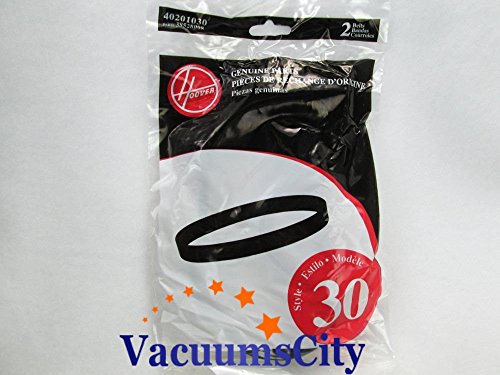 Hoover Concept Vacuum Cleaner Style 30 Flat Belts 2 Pk Genuine Part # 40201030