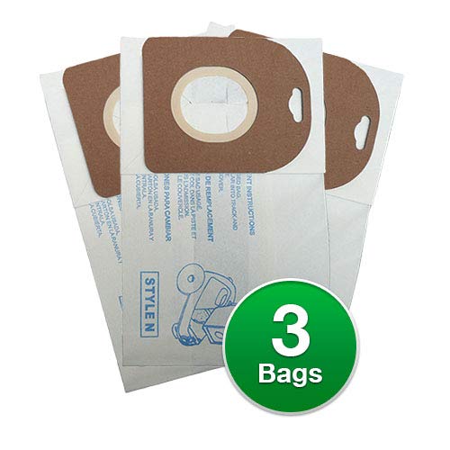Eureka Mighty Mite Allergy Vacuum Style N Bags, Canister Vacuum Cleaners, 57988, 57988A, 57988-12, 57989, 57989-12, (Filteraire), 54920-10, 3600 Through 3650 Series (1 Pack)