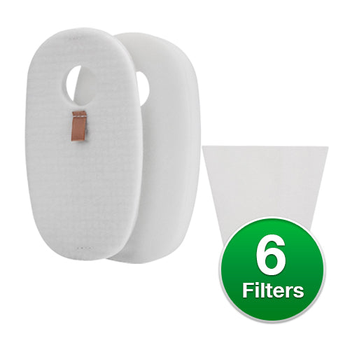 Replacement Vacuum Filter for Shark F660 / 1080FTV320 (2 Pack)