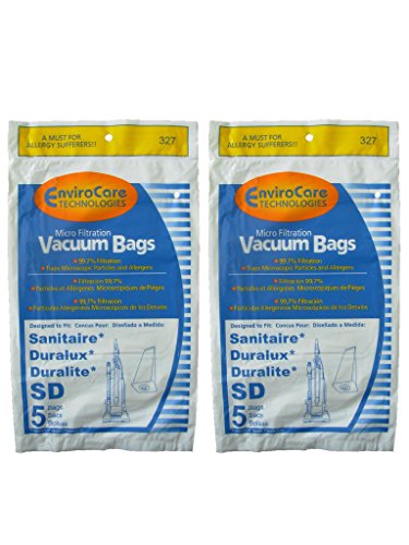 10 Sanitaire Duralux Style SD Microfiltration Vacuum Cleaner Bags