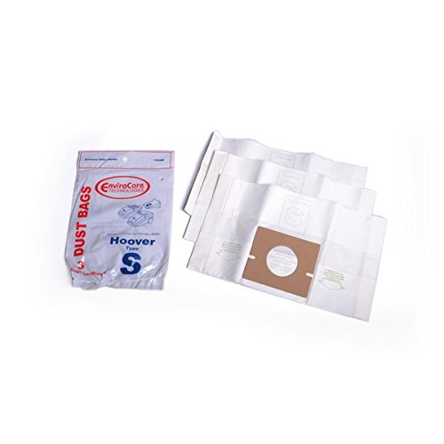Hoover Type S Regular Envirocare Vacuum Cleaner 3 Paper Bags # 109SW