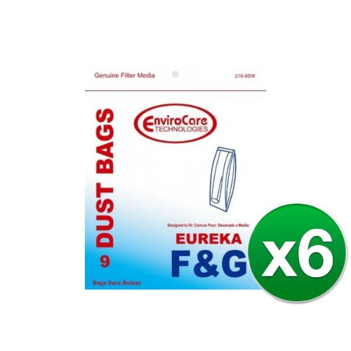 EnviroCare Replacement Vacuum Bag for 52320B / 216SW / 216-9SW (6 Pack)