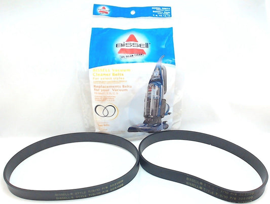 32074, 2 Pk Vacuum Belts, Fits Styles 7 9 10 12 14 16 fits Bissell 3522 Models