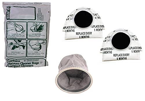 Vacuum 2 Filters + 12 Bags + Cloth For TriStar Tri Star