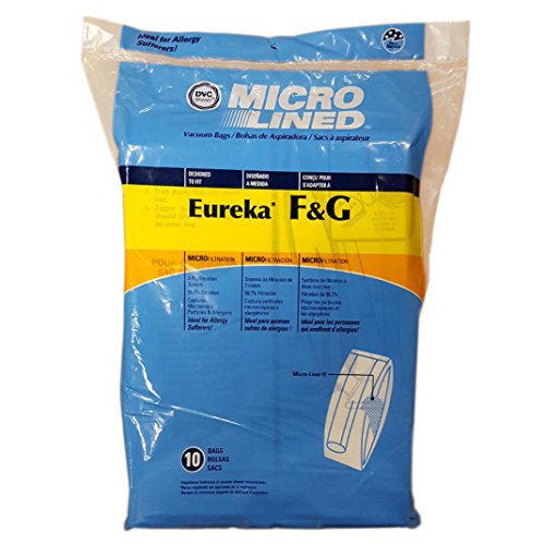 DVC 456705 Eureka F&G Paper Bag Microlined (10 Pack)