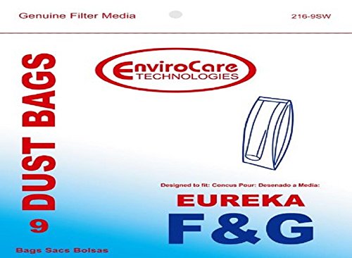 Eureka 2 Ply Upright F&g Paper Bags 9 Pk # 216sw,216-9sw,216-9